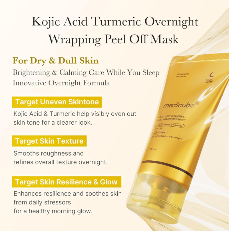 MediCube Kojic Acid Turmeric Night Wrapping Mask 75ml