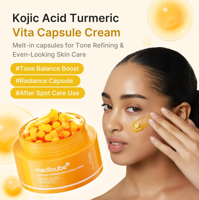 MediCube Kojic Acid Turmeric Vita Capsule Cream 53g