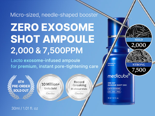 MediCube One Day Exosome Shot Pore Ampoule 2000