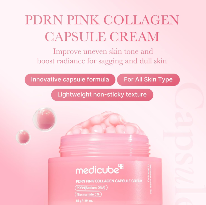 MediCube PDRN Pink Collagen Capsule Cream 55g