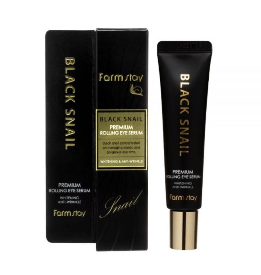 FarmStay Black Snail Premium Rolling Eye Serum