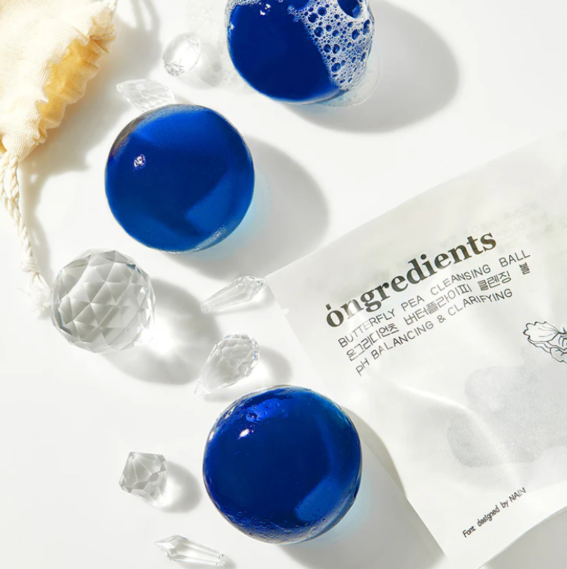 Ongredients Butterfly Pea Cleansing Ball