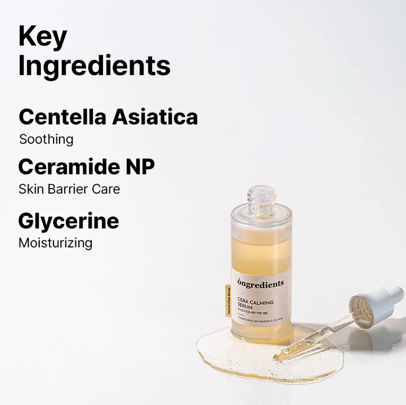 Ongredients Cera Calming Serum'