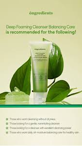 Ongredients Deep Foaming Cleanser
