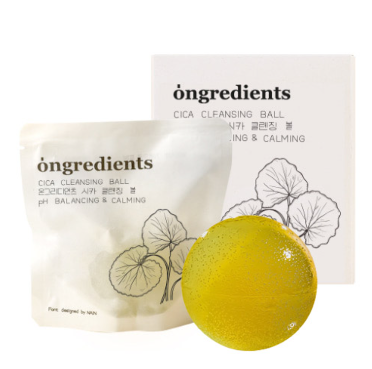 Ongredients Jeju Cica Cleansing Ball