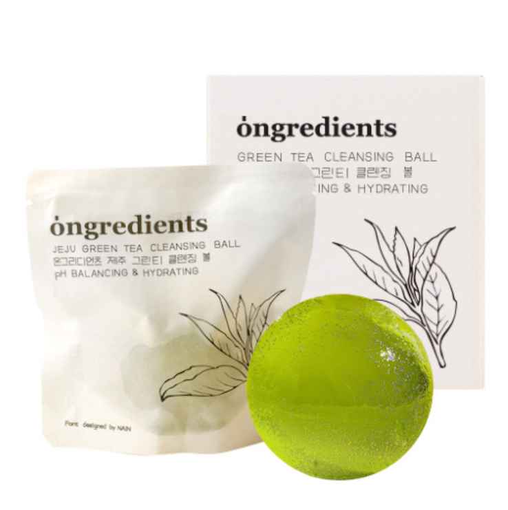 Ongredients Jeju Green Tea Cleansing Ball