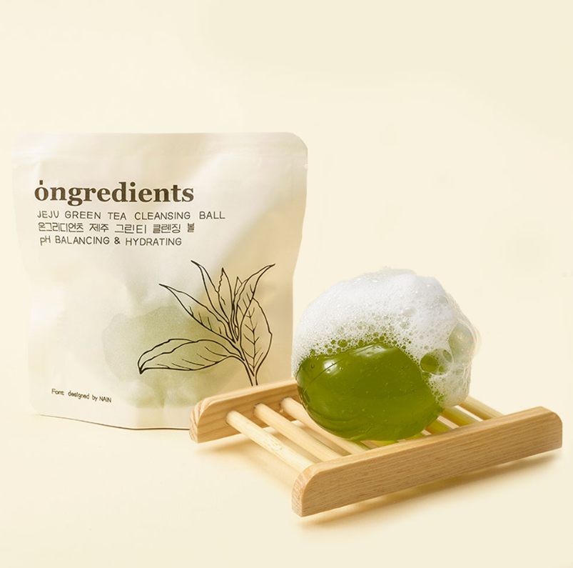 Ongredients Jeju Green Tea Cleansing Ball
