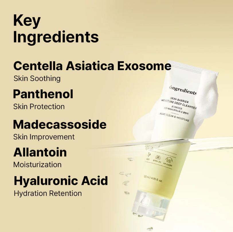 Ongredients Skin Barier Moisture Deep Cleanser