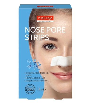 PUREDERM Crystal Nose Pore Strip 6 STRIPS VEGAN