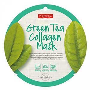 PUREDERM Green Tea Collagen  Mask