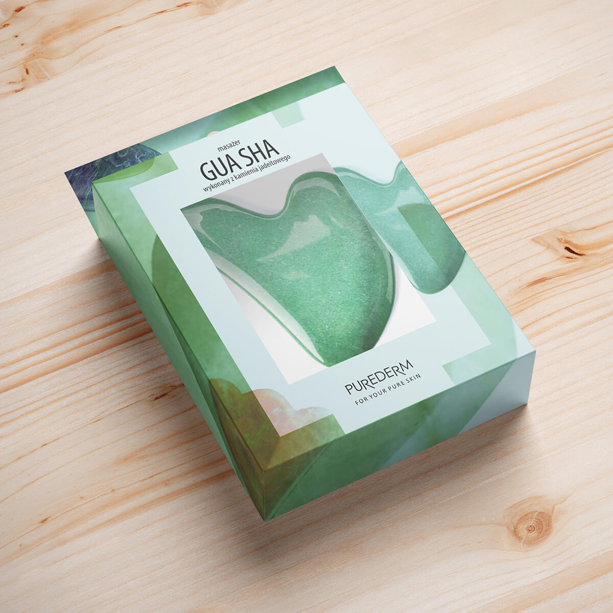 PUREDERM Guasha Pad Jade Green