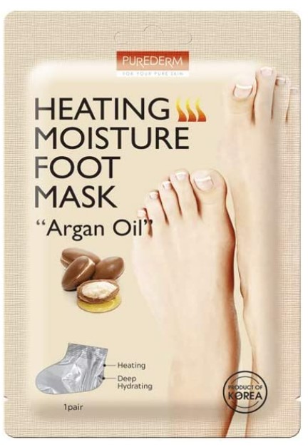 PUREDERM Heating Moisture Foot Mask “Argan Oil” 1pair