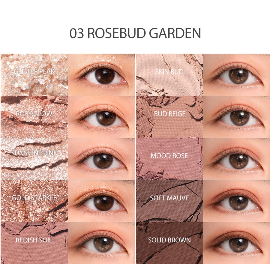ROM&ND Better Than Palette #03 Rosebud Garden