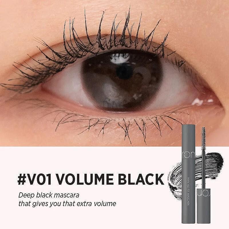 ROM&ND Han All Fix Mascara #V01 Volume Black