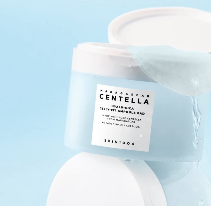 Skin1004 Madagascar Centella Hyalu-Cica Jelly-Fit Ampoule Pad 60 pads