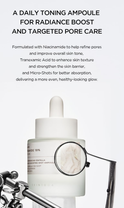 Skin1004 Madagascar Centella Niacinamide 10% Boosting Shot Ampoule 30 ml