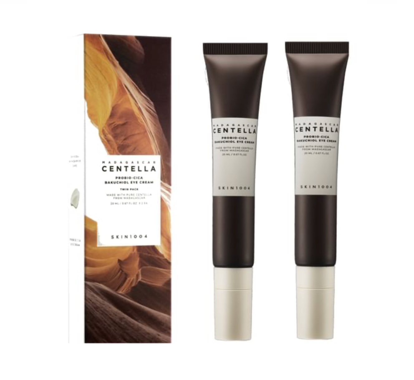 Skin1004 Madagascar Centella Probio-Cica Bakuchiol Eye Cream 20ml (twin pack)