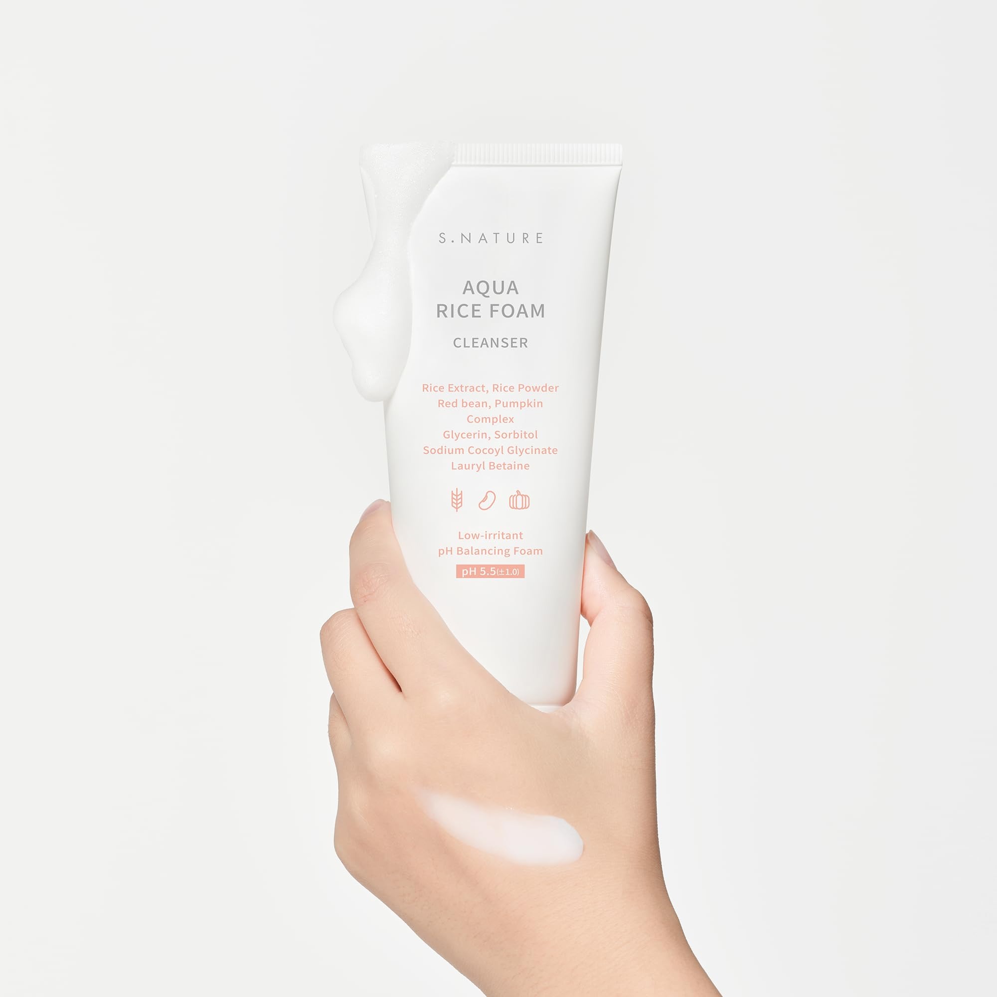 S.Nature Aqua Rice Foam Cleanser 80ml