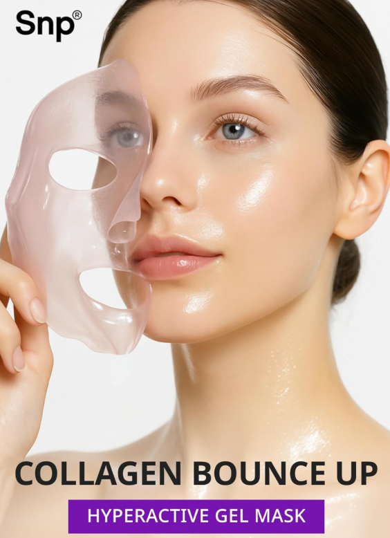 SNP Collagen Bounce Up  Hyperactive Gel Mask