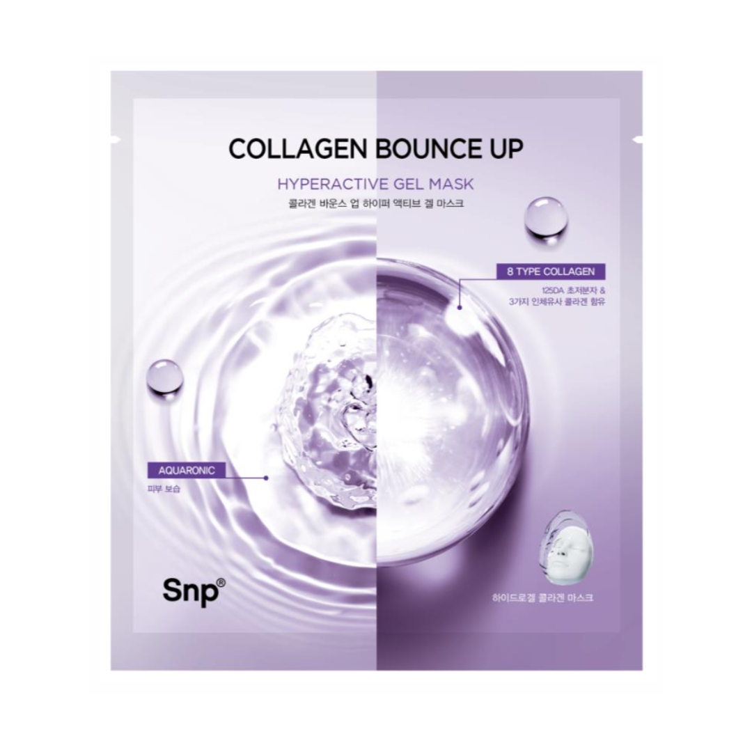 SNP Collagen Bounce Up  Hyperactive Gel Mask